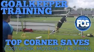 FCG | How to | Manchester United Goalkeeper Training for footwork and explosive power into the dive