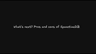 Devlog #2 &ndash; Что дальше? Плюсы и минусы SpacetimeDB