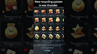 New recycling system in war thunder #warthunder #new #trending #warthunderupdate #shorts