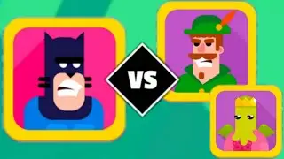 Bowmasters MANCAT vs ROBIN, KING OCTOPUS epic gameplay