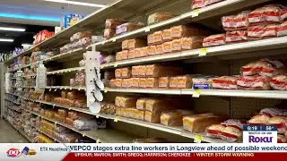 East Texans rushing to grocery stores as winter storm approaches