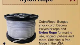 Nylon Rope For Sale