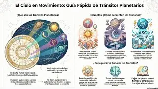 Gu&iacute;a de Tr&aacute;nsitos: Venus, Saturno y Urano explicados f&aacute;cil