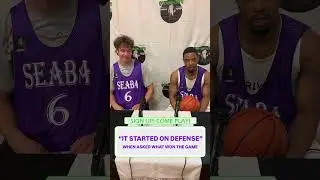 Will Farmer and Jalen Dupree, 23 and 25 points, speak post game about what sparked Cream Team&rsquo;s win.