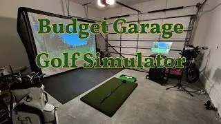 Budget Garage Golf Simulator Setup