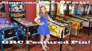The SIMPSONS PINBALL PARTY Pinball Machine ~ GRC Feature Review! Gameplay Battle!