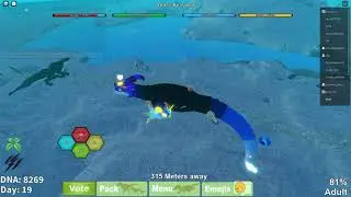 Galactic Barosaurus Vs Alligaterror | Dinosaur Simulator:Infinite