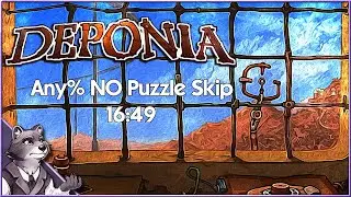 Deponia - Speedrun - Any% No Puzzle Skip - 16:49