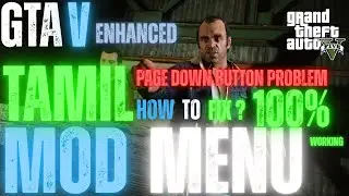 GTA 5 Mod Menu &ldquo;Page Down&rdquo; Button Working இல்லை? | 100% Fix in Tamil #gta5 #tamil #gtatamil