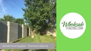 Simtek Fence Supplier Riverside CA| Wholesale Vinyl Fencing