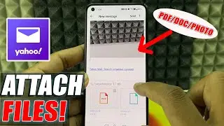 how to attach file in yahoo mail mobile?