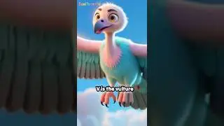 Zwierzęta alfabetu od U do Z 🦄🐦🐋🦓 | Piknik w zoo ABC 🎉#szorty