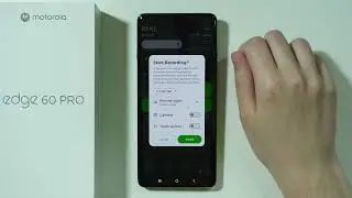 Motorola Edge 60 Pro: How to Record Screen (Find Screen Recorder)