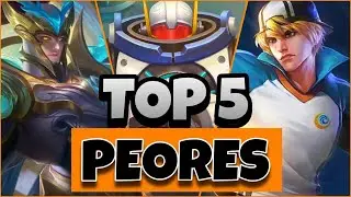 TOP 5 PEORES H&Eacute;ROES PARA USAR ACTUALMENTE | Los H&eacute;roes Que el META Sigue Rechazando