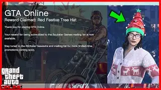 КАК РАЗБЛОКИРОВАТЬ РЕДКУЮ КРАСНУЮ РОЖДЕСТВЕНСКУЮ ШАПКУ 🎄 В GTA ONLINE (ОГРАНИЧЕННОЕ ВРЕМЯ)