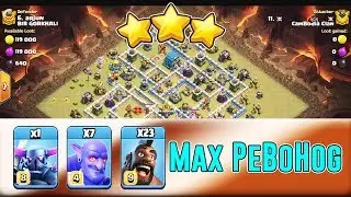 MAX PEKKA BOWLER+HOG ATTACK STRATEGY & BOHOG SMASH TH12 ( Clash of Clans )