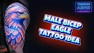 ASMR: Male Bicep Eagle Tattoo Idea 4K Whispering My Way Through This