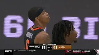 Oklahoma State vs Texas Highlights | Big 12 Championship | 2021 College Basketball Highlights