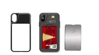 ZVE iPhone X Wallet Case with Slide Credit Card Holder