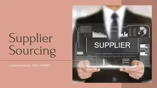 Amazon Supplier Sourcing Sample Presentation/Amazon Virtual Assistant