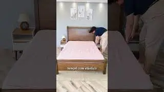 Jogo De Cama 4 Pe&ccedil;as Padr&atilde;o C/ Fronha 400 Fios Ponto Palito Len&ccedil;ol Macio E Resistente