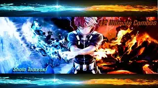 Jump Force| Todoroki | Best Advanced Combo Guide | 75% - 115% DMG | 42 Total Combos