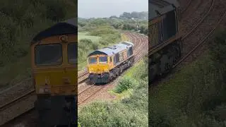 66768 passes Marazion #railwaycontent #railway #trainspotting #railwayline #railwaytrack