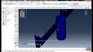 Abaqus Guardrail Impact Simulation 1 - 100 Velocity