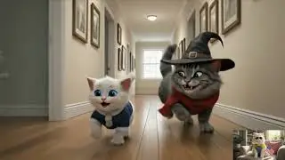 Epic Cat Animation 😱 | Witch Woman Enters Kitten&rsquo;s House But Police Catch Her!
