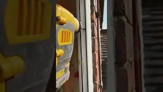Fitting A UPVC Window #glass  #tradesman #construction #diy #dewalt #tools