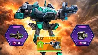 MD with Dreadshot 6, Cryo Launcher 8, Fuse Mortar 8 - Mech Arena