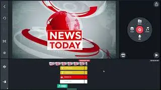 Tutorial for kinemaster  Motiondiva Broadcast 01  OPENER TEXT