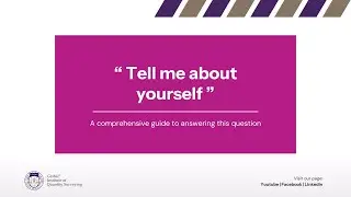How to Answer &ldquo;Tell Me About Yourself&rdquo; &ndash; Quantity Surveyor Interview Guide | GIQS
