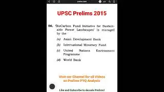 UPSC Prelims Previous Year Paper Analysis | Environment Shankar IAS