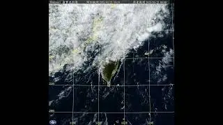 Southwesterly frontal clouds over north of Taiwan/deep convection over northern ocean 21 May 2025