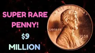 1988-D Lincoln Penny Worth $9 Million?! Rarest Error Coin Ever Found!
