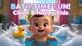 Bath Song 🚿🧼 | Fun Kids Nursery Rhyme | RhymeToonia|@RhymeToonia 