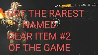 🔥DIVISION2 TU20.1 RAREST NAMED ITEM FROM NEW TEXTILE VENDOR‼️🔥