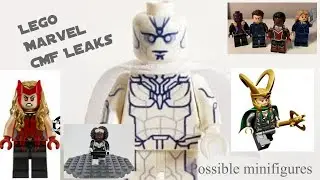 Lego Marvel CMF Series Leaks!!! | What figures are going to be in the lego marvel CMF series???