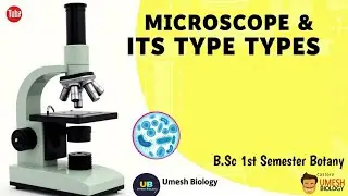 Microscopy B.Sc 1st semester Microscope & types Botany By Umesh Biology @UmeshBiology 