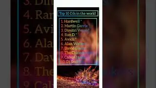 Top 10 Djs in the world #bestdj #topdjs #topdj #top10dj #top3dj #bestdjsintheworld #bestdjconcert