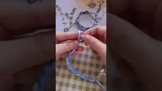 como hacer una pulsera bonita con lana f&aacute;cil