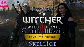 The Witcher 3: Wild Hunt - Skellige - All Cutscenes (Game Movie) 4K Ultra 60 fps