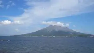Mt. Sakurajima ＆ the Kinkouwan(Kagoshimawan)  Bay♪
