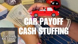 Only A Few PAYMENTS Left | Cash Stuffing Car Loan Savings Binder | I Won a GIVEAWAY