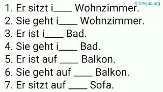wo oder wohin?, aus von, in zu nach auf an, bei in zu auf, beim vom zum am im, ins ans zur, Präposit