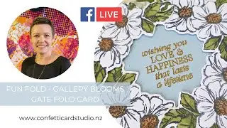 Gallery Blooms Gate Fold Card
