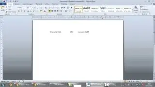 Tabulazione Word