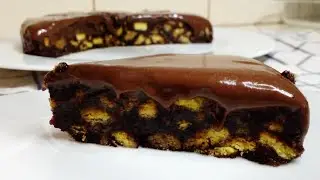 This is for the absolute chocolate lovers | No bake chocolate biscuit cake