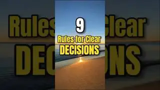 9 Stoic Principles to Make Unstoppable Decisions|Stoic Wisdom #stoicism #shortvideo